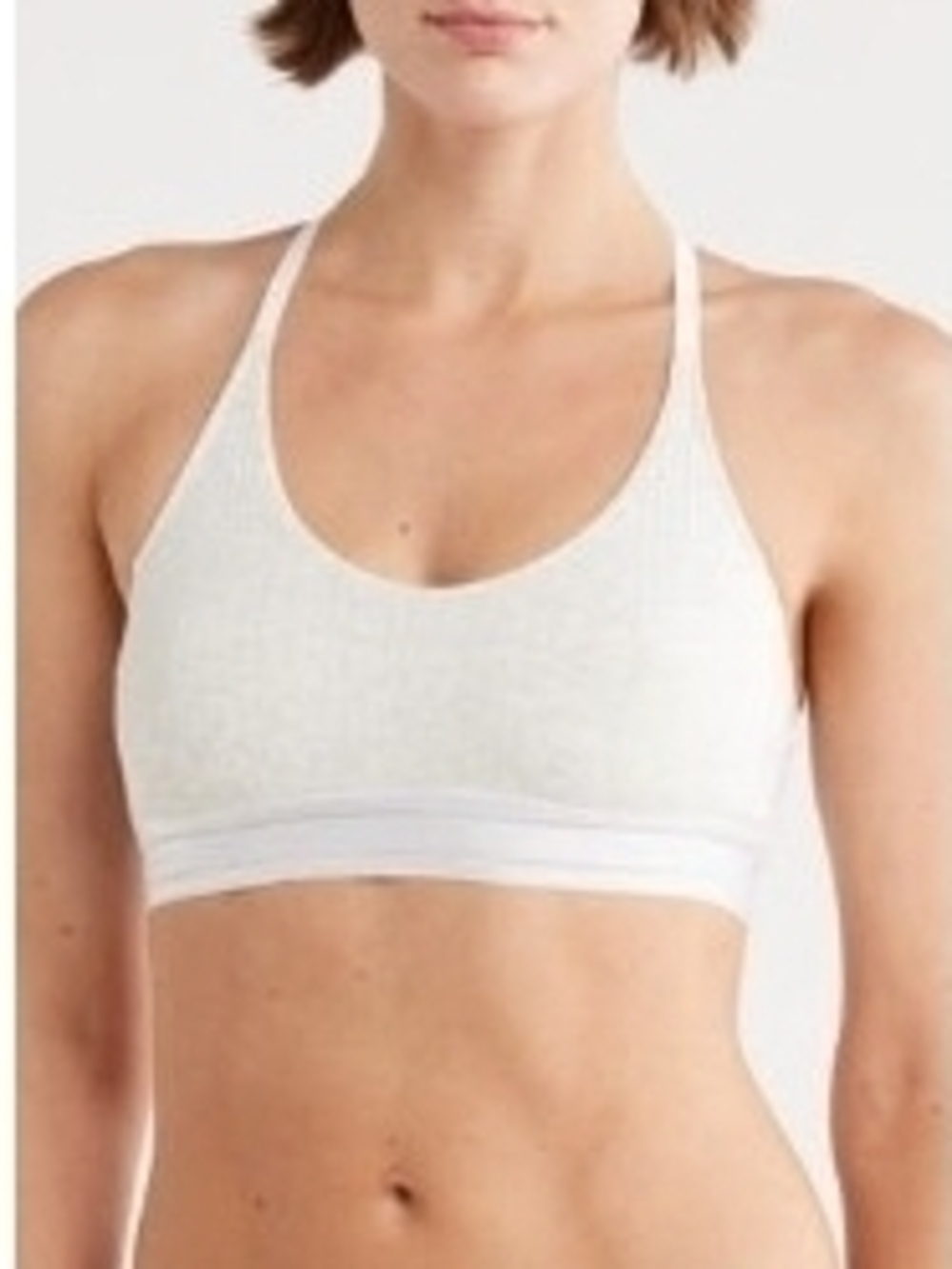 Calvin Klein White Racerback Bralette